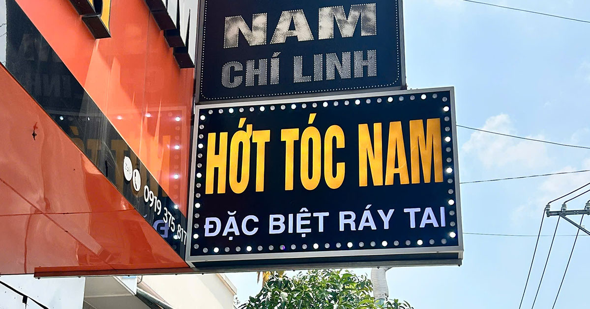 Mẫu biển vẫy quảng cáo hai mặt