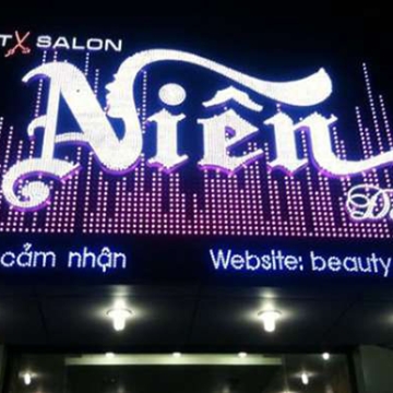 Bảng đèn led quảng cáo đẹp cho Salon