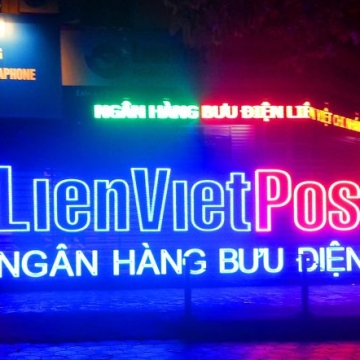 Bảng hiệu led được nhiều ngân hàng lựa chọn sử dụng
